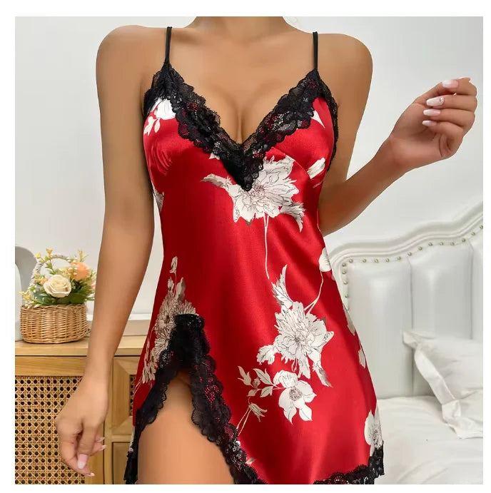 New ice silk sleeping dress summer