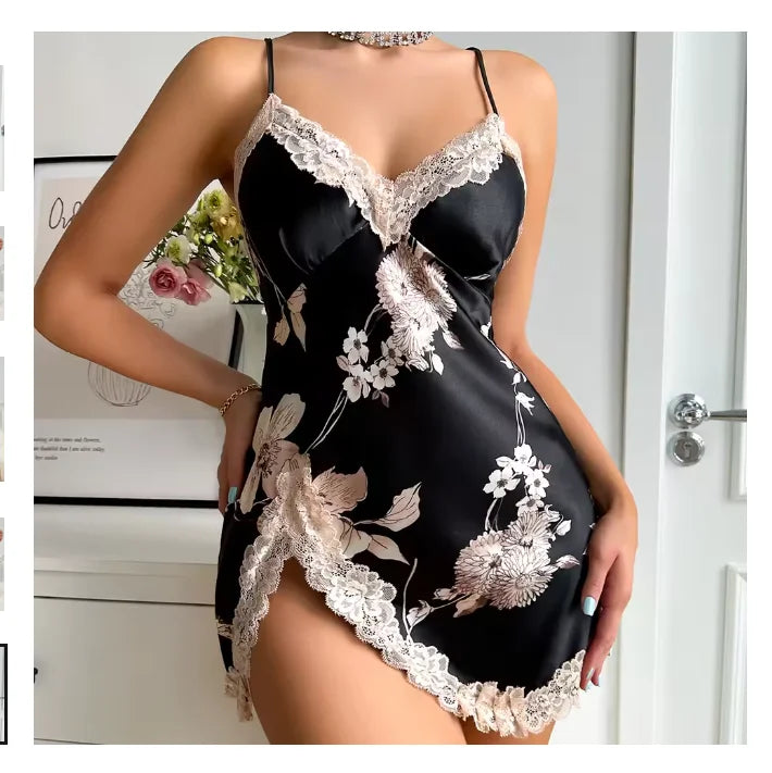 New ice silk sleeping dress summer