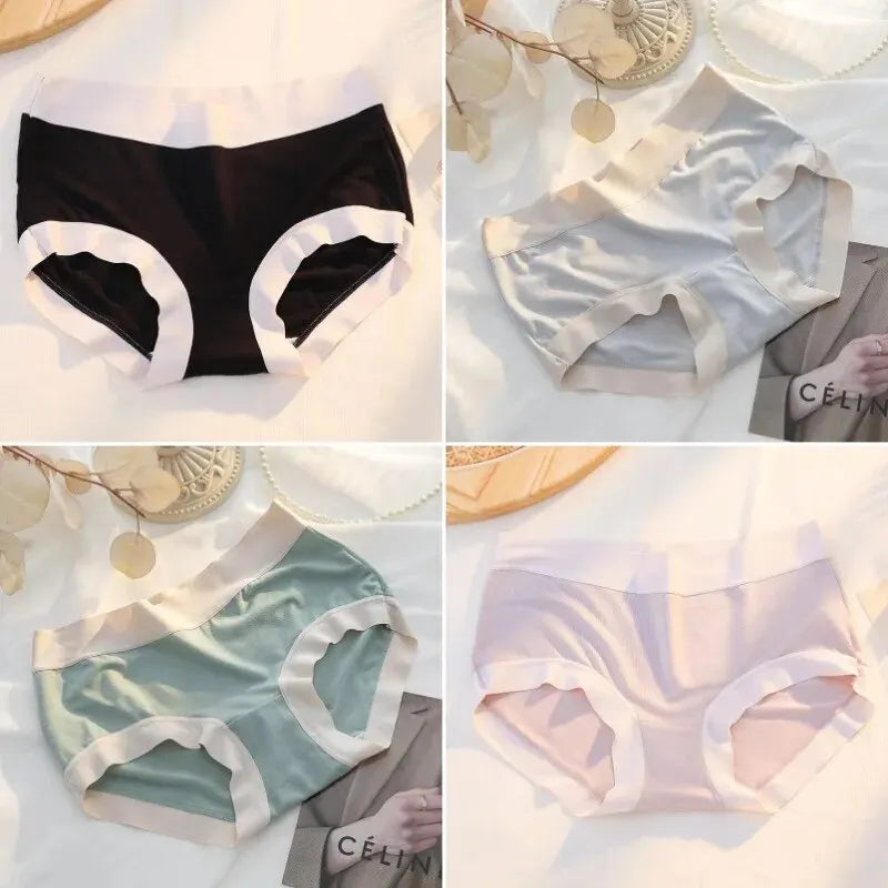 4Pcs/Set Women's Panties Modal Underwear